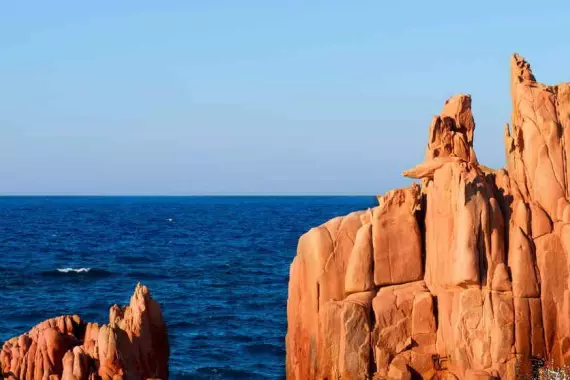 Rock formations in Arbatax, Sardinia.