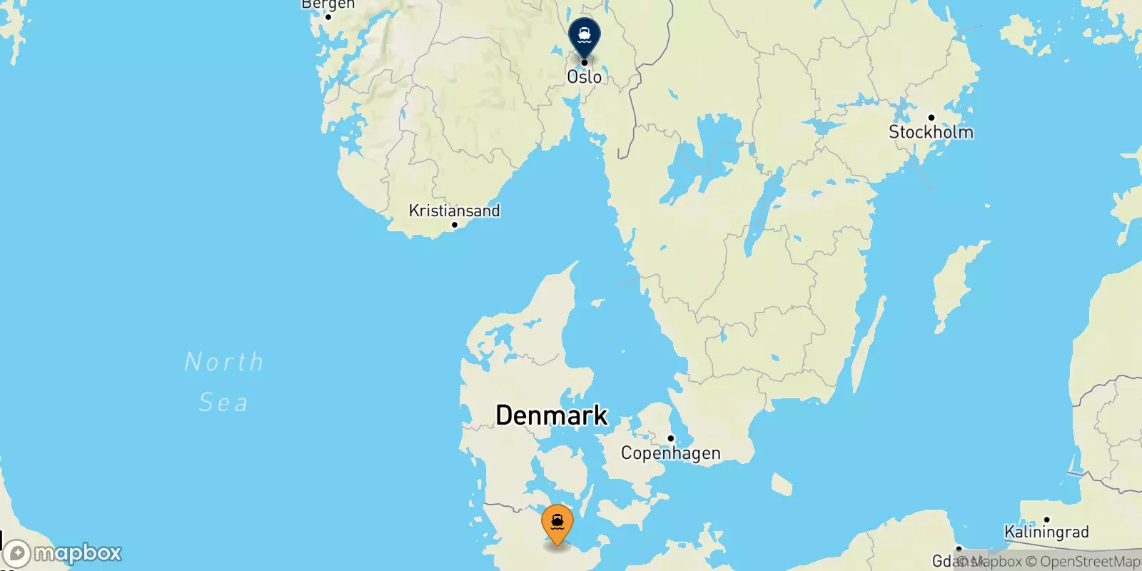 Ferries from Germany to Norway