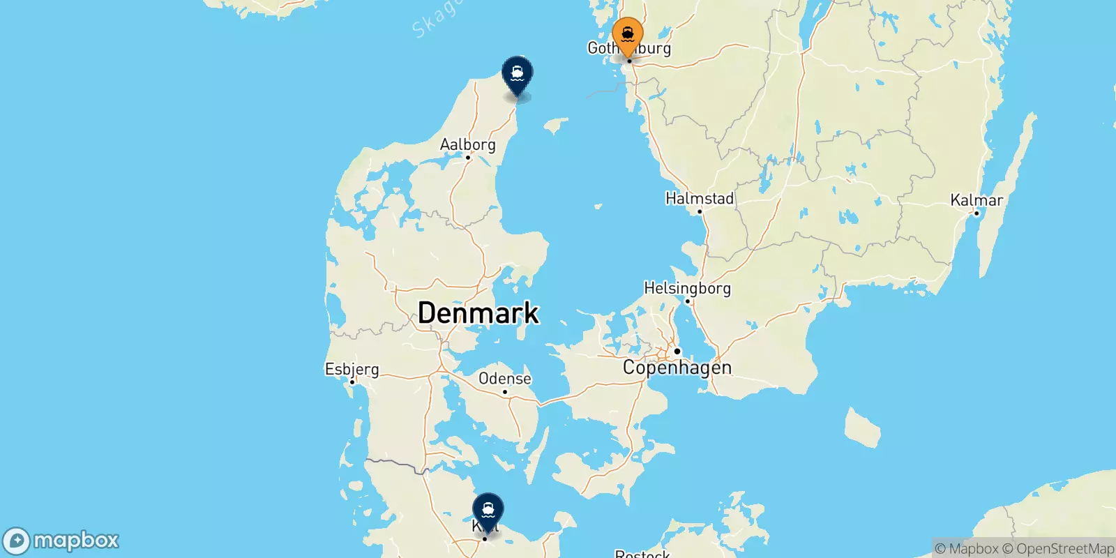 Ferries from Gothenburg