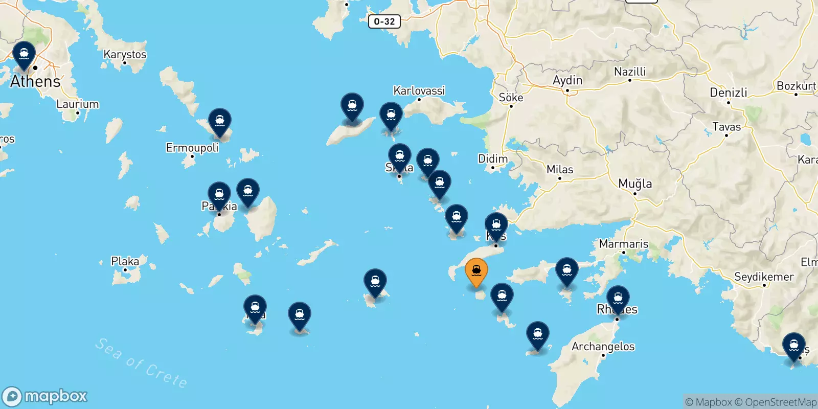 Ferries from Nisyros