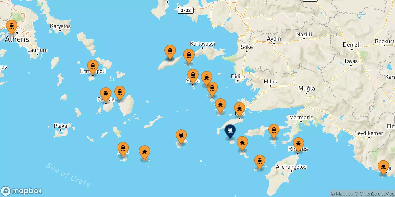 Ferries to Nisyros