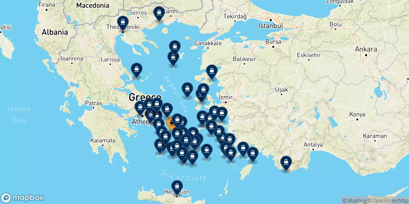 Ferries from Syros