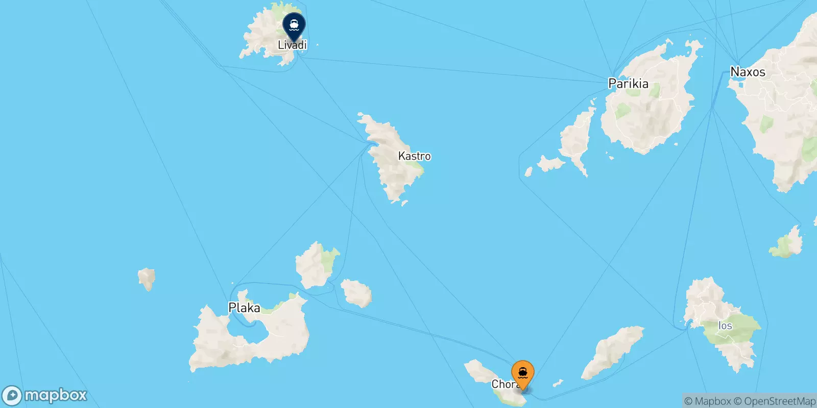 Ferries from Folegandros to Serifos