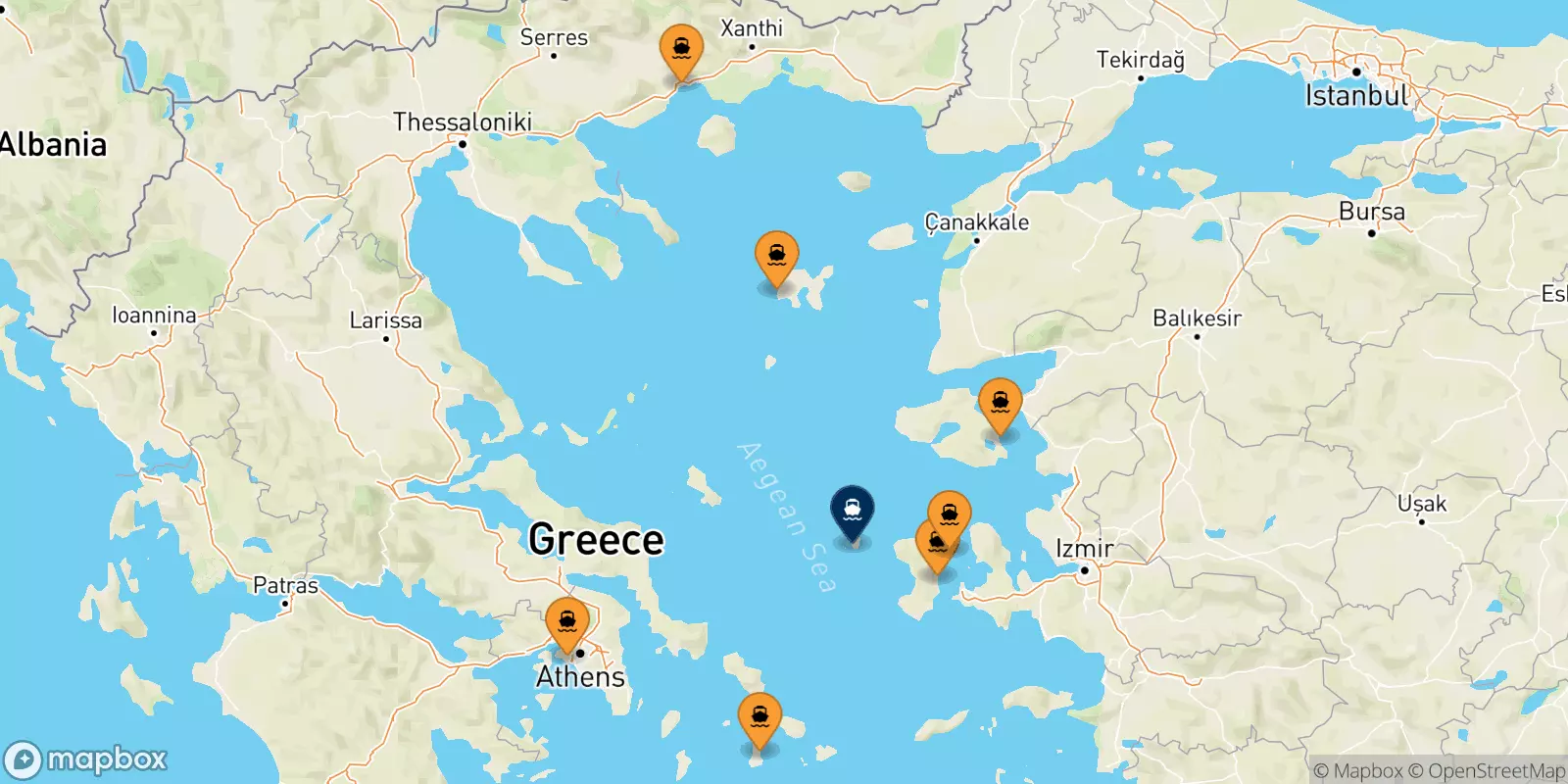 Ferries from Greece to Psara