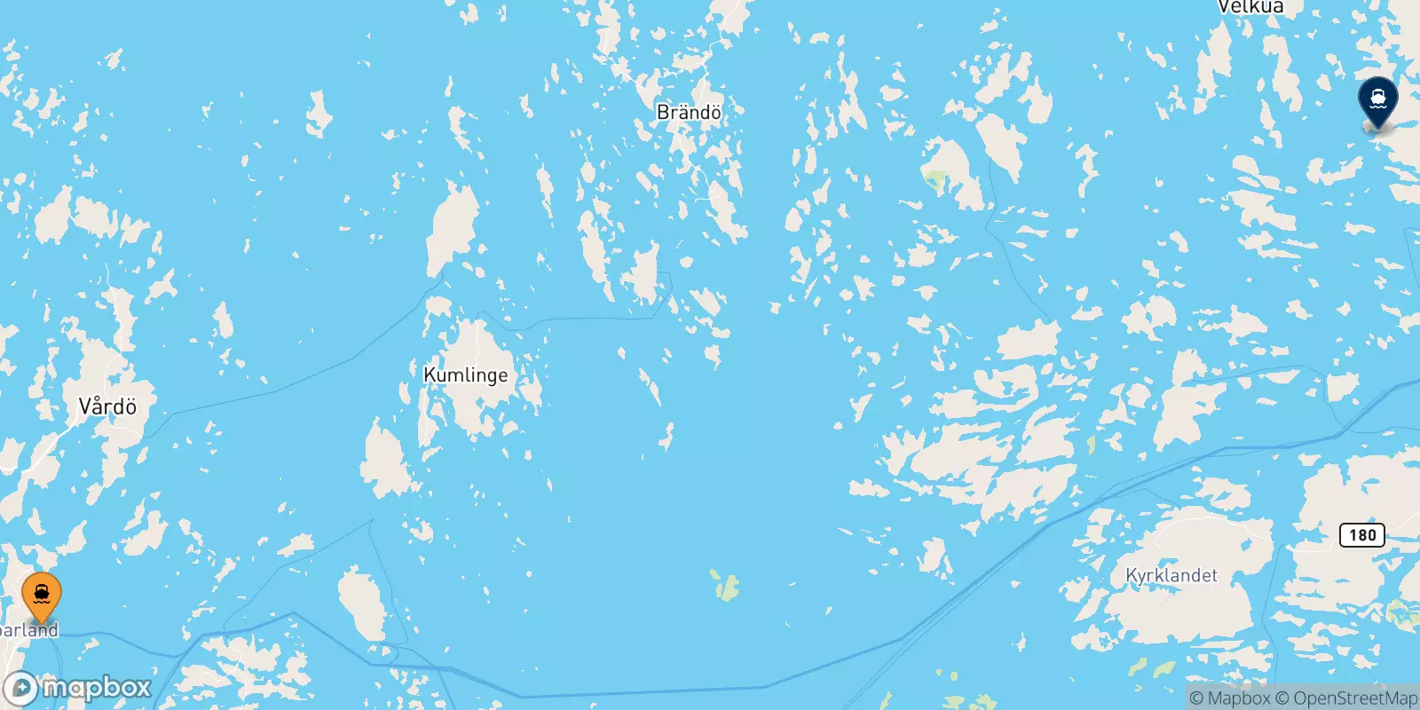 Ferries from Langnäs to Naantali