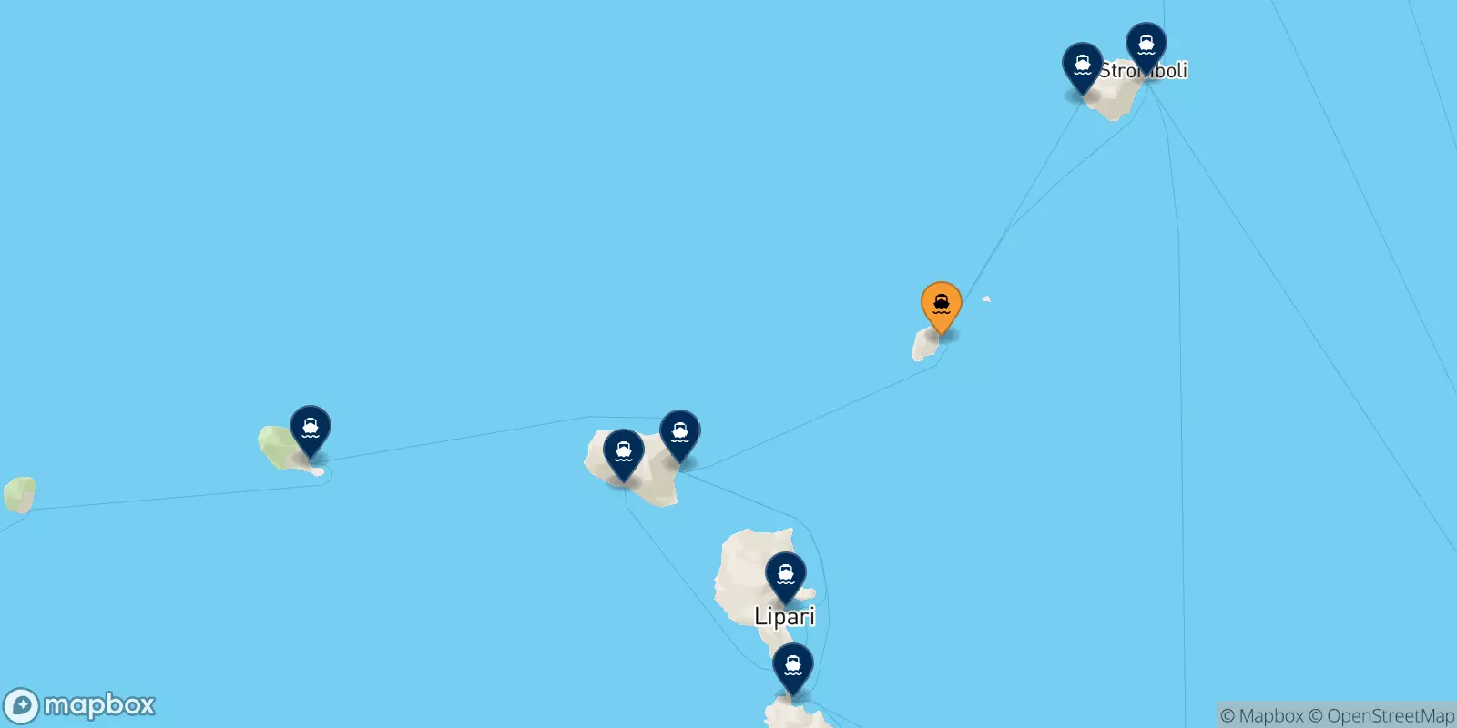 Ferries from Panarea to the Aeolian Islands