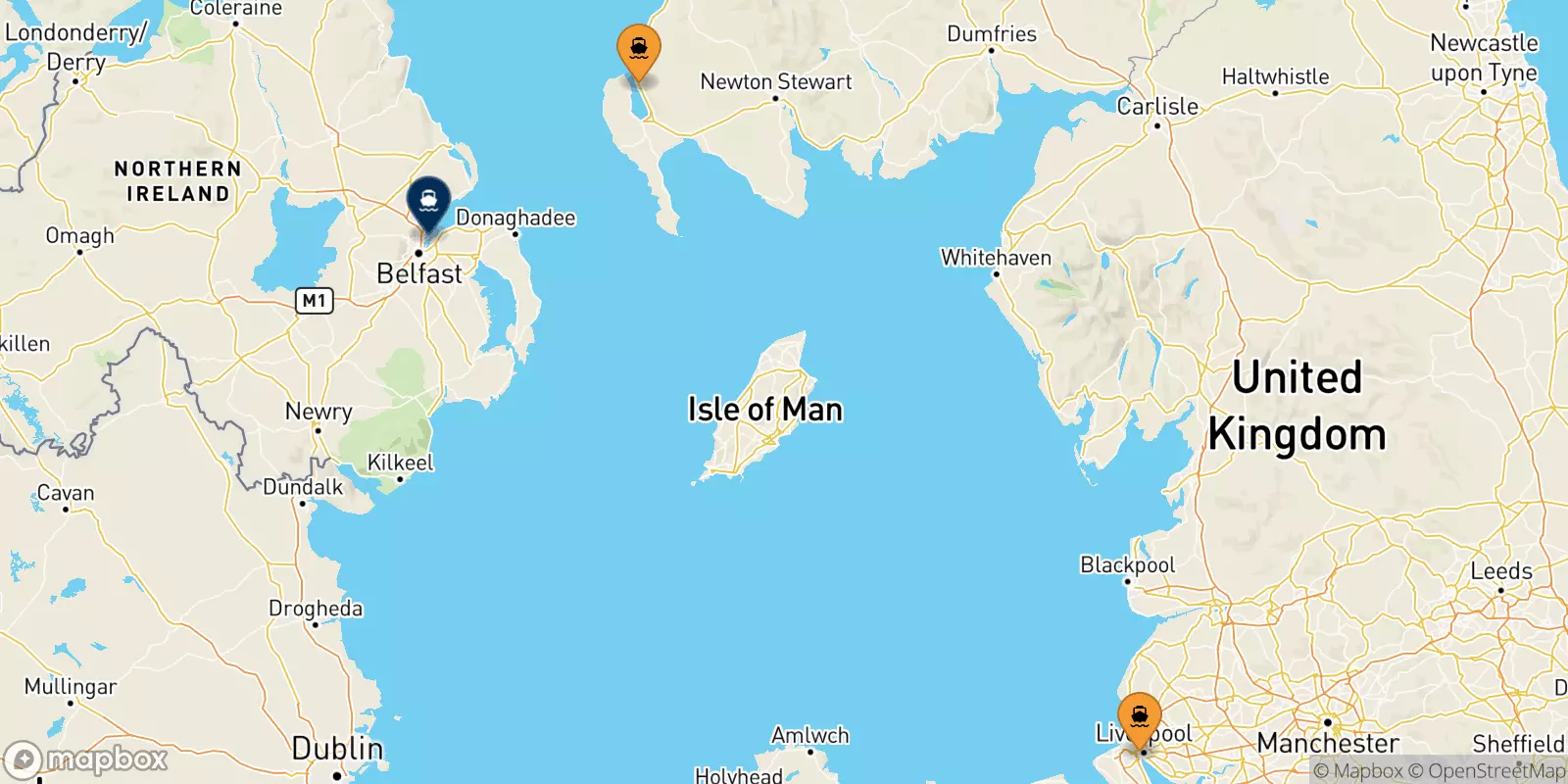 Ferries from Uk to Northern Ireland