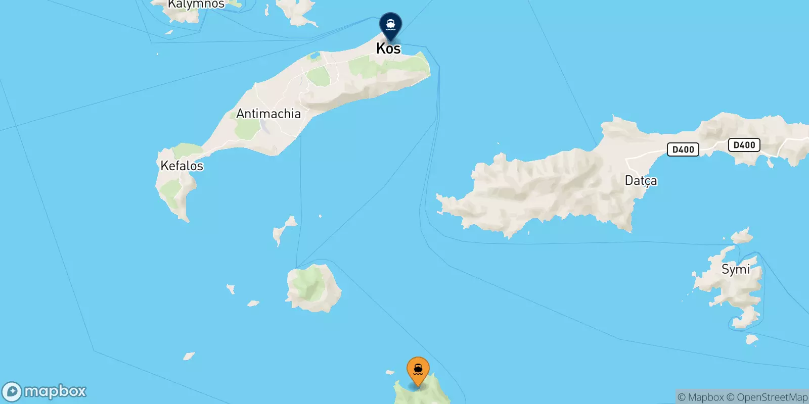 Ferries from Tilos to Kos