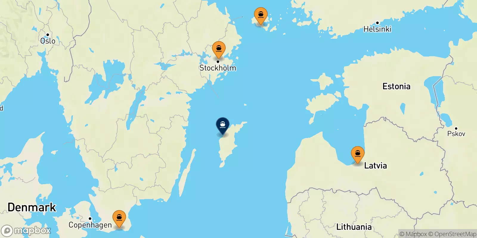 Ferries to Gotland