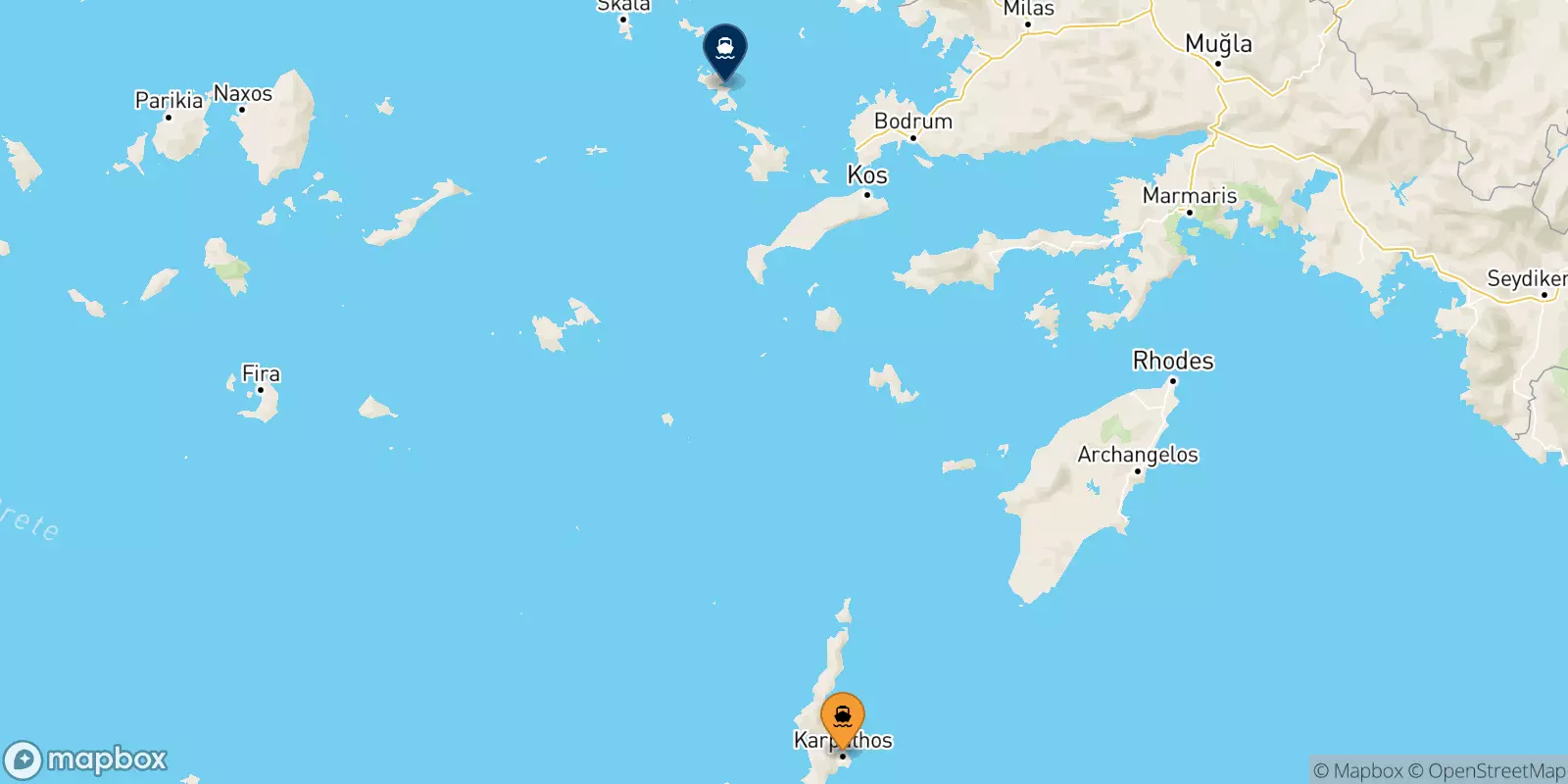 Ferries from Karpathos to Leros