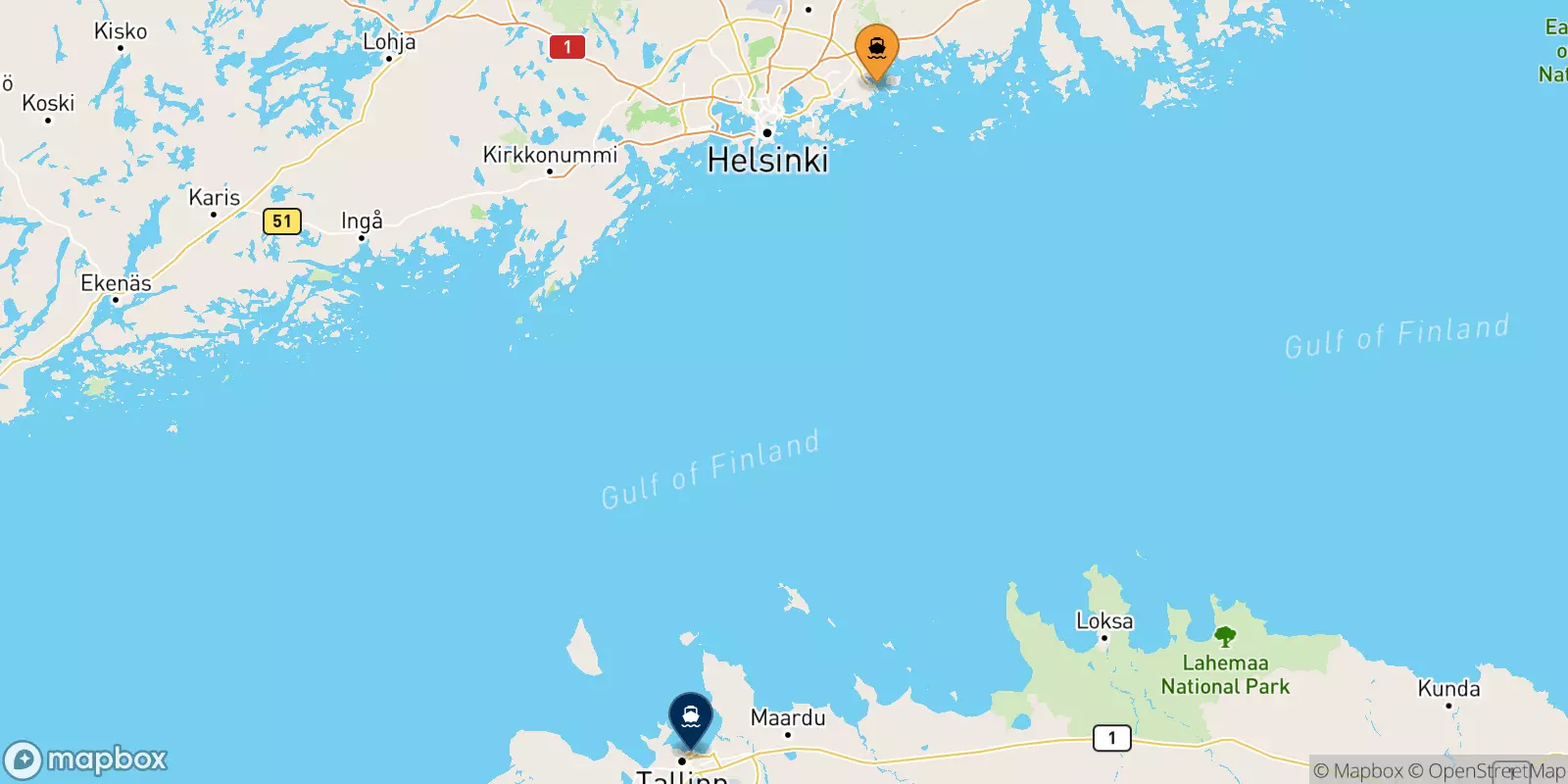 Ferries from Vuosaari to Tallinn