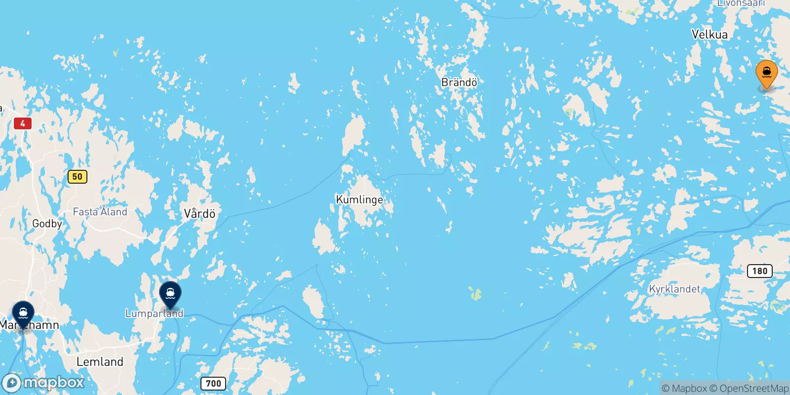 Ferries from Turku to the Aland Islands