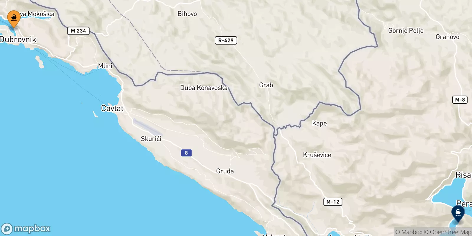 Ferries from Croatia to Montenegro