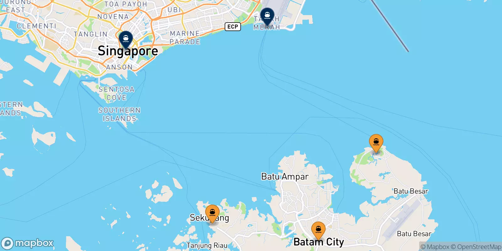 Ferries to Singapore