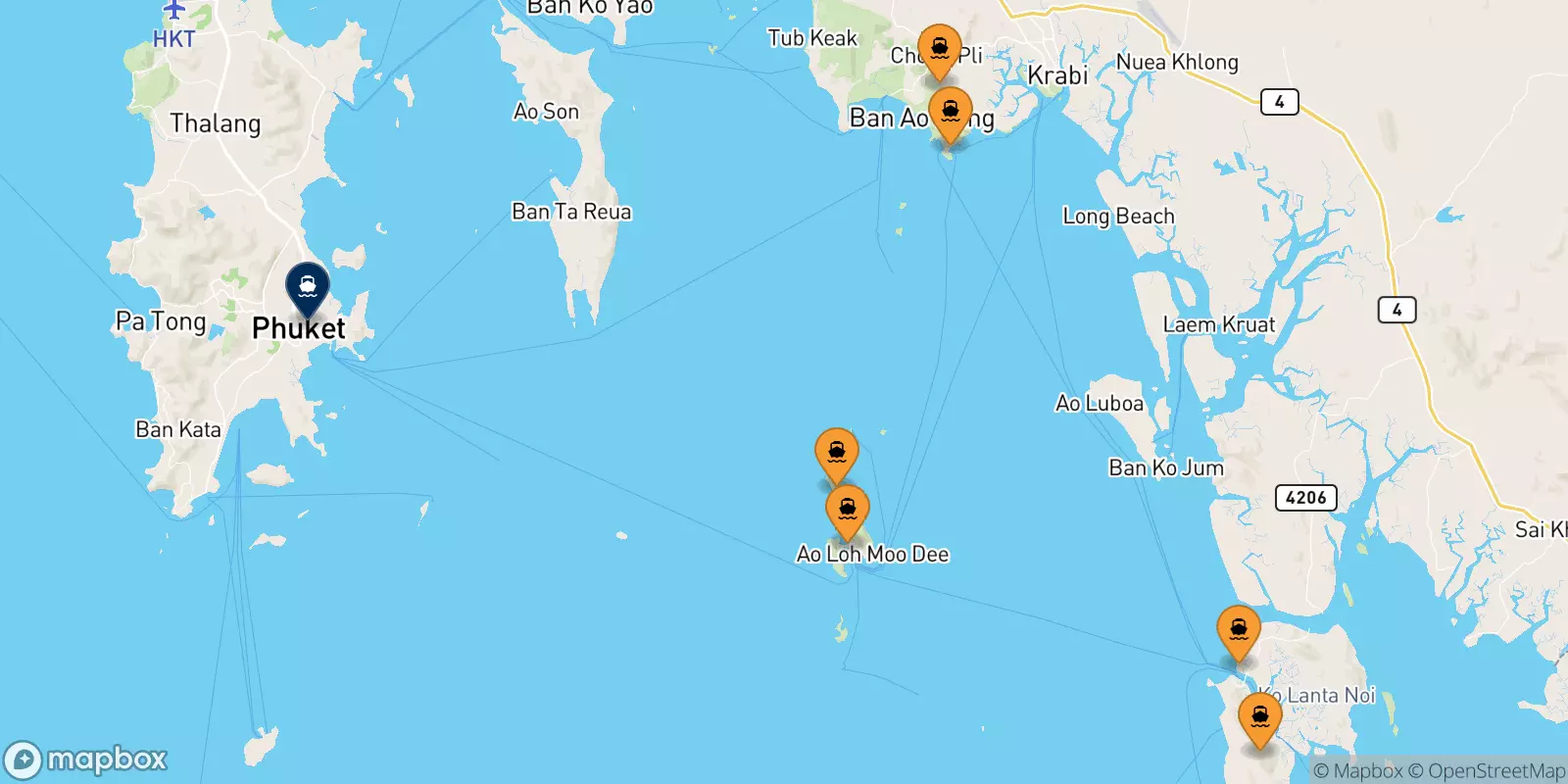 Ferries to Phuket Island
